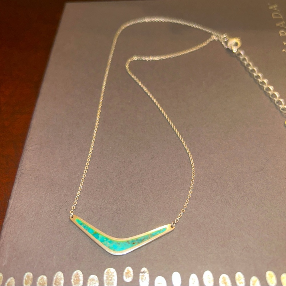 Silpada Silver Necklace with Blue Accent